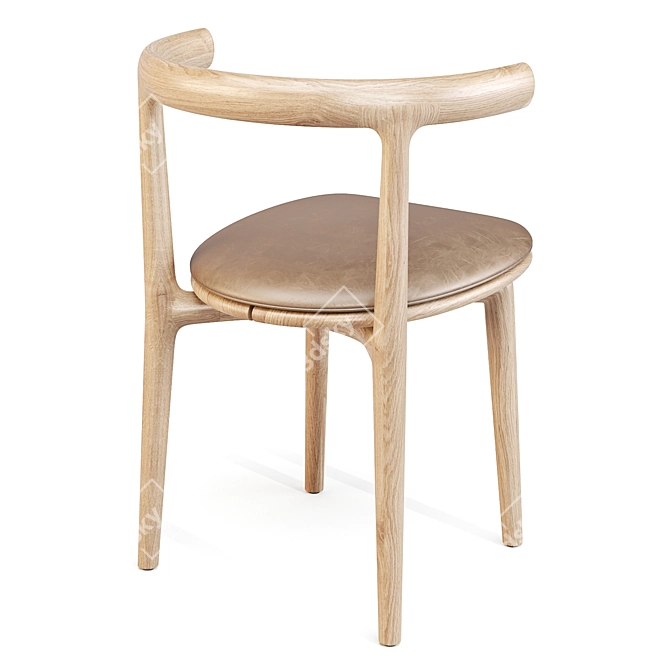 Baxter Himba Outdoor Dining Chair 3D model image 6