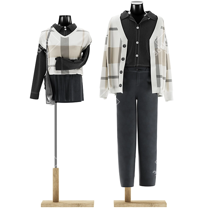  Modern Mannequin Model 2017 3D model image 1