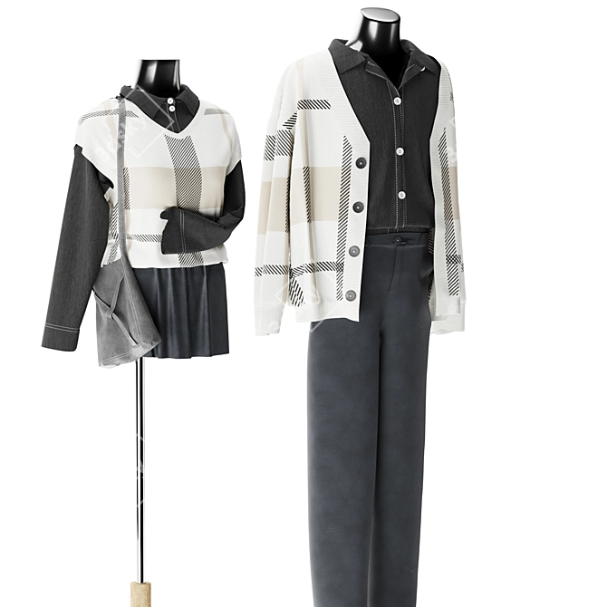  Modern Mannequin Model 2017 3D model image 3
