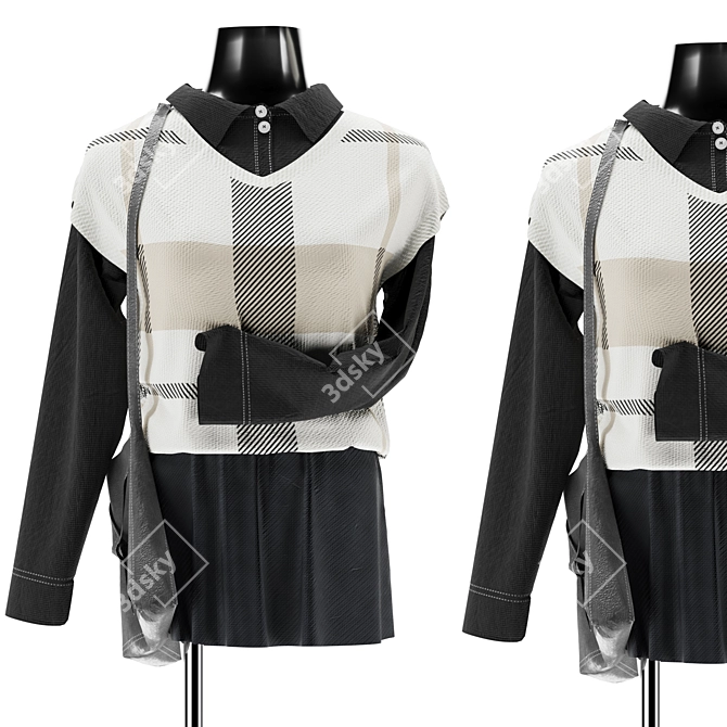  Modern Mannequin Model 2017 3D model image 4