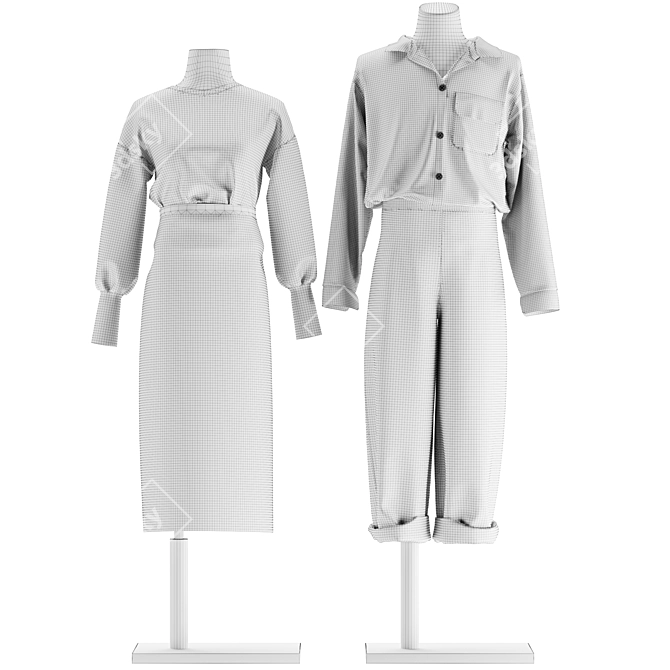 Contemporary Mannequin 2017 3D Model 3D model image 5