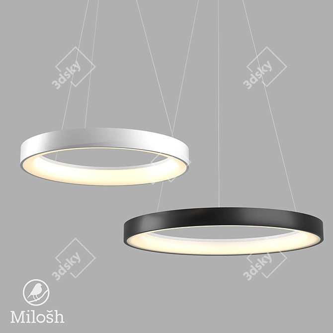 Trendy Milosh Tendence Pendant Light 3D model image 2