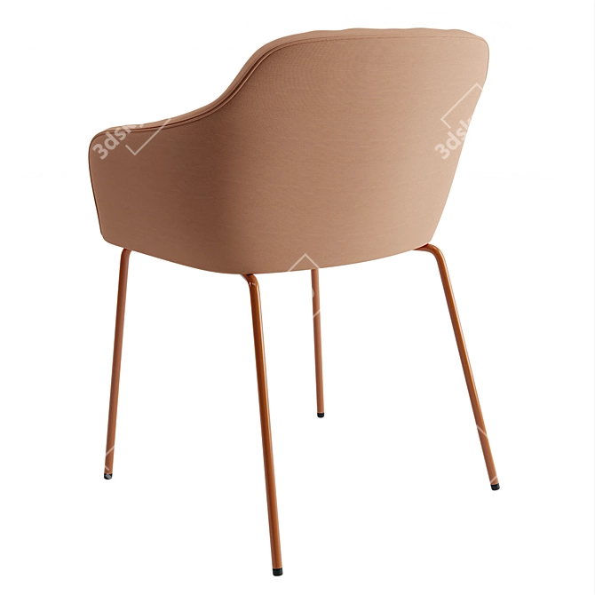 Sustainable Babila XL Armchair 3D model image 7