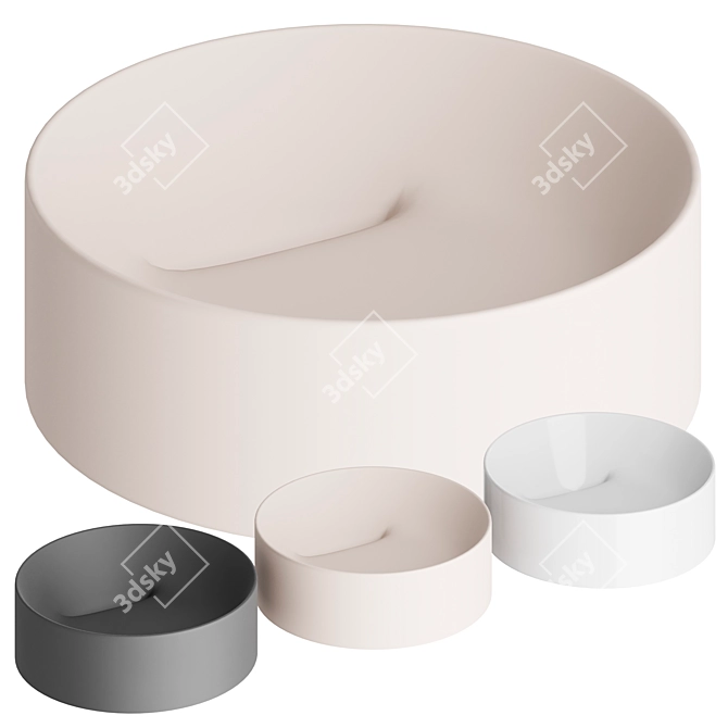 Elegant FALPER FONTANA Sink 3D model image 3