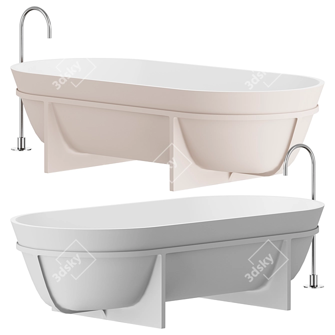 Controstampo Bathtub - Vittorio Venezia's Design 3D model image 2