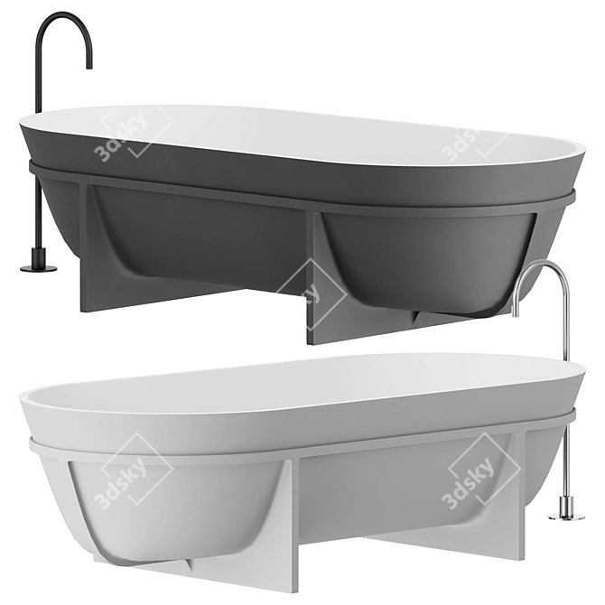 Controstampo Bathtub - Vittorio Venezia's Design 3D model image 3