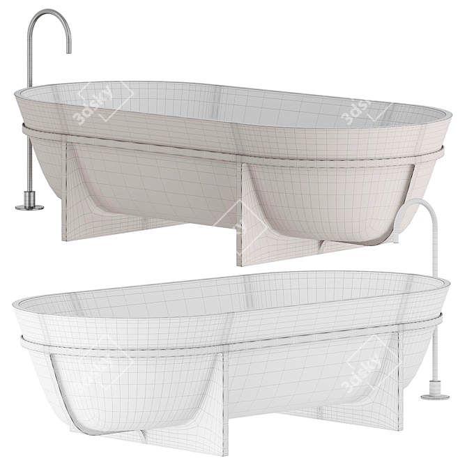 Controstampo Bathtub - Vittorio Venezia's Design 3D model image 4