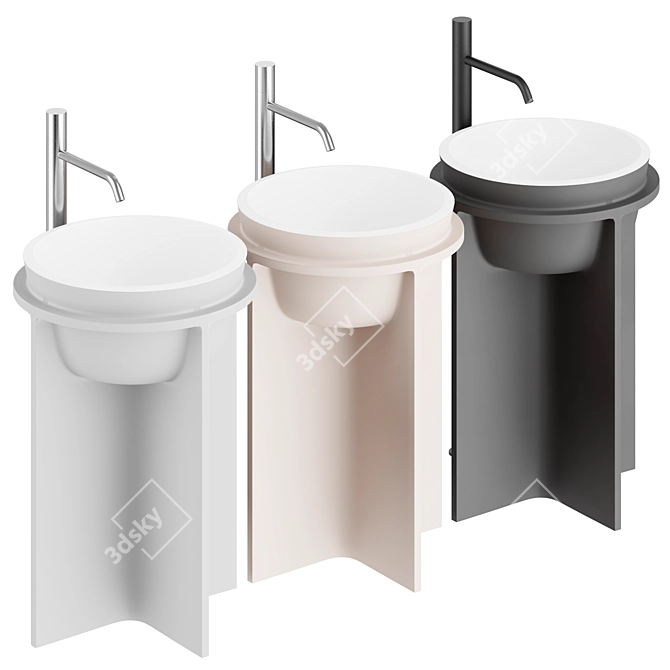 Controstampo Sink by Falper 3D model image 1