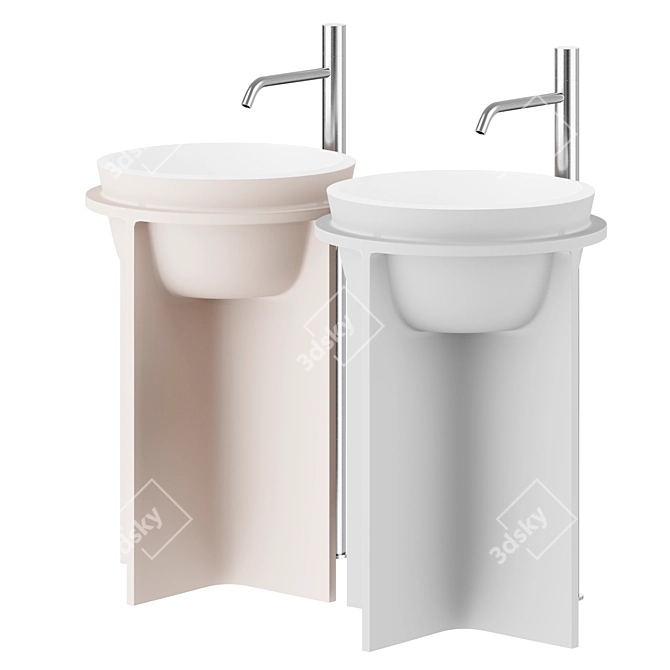 Controstampo Sink by Falper 3D model image 2