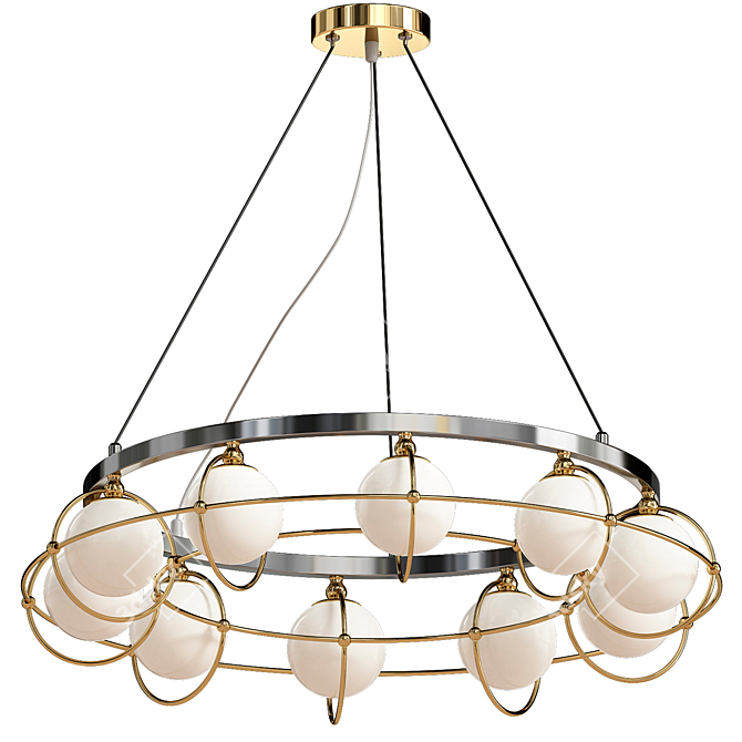 Maytoni Carcass Pendant Lamp: Elegant Lighting Option 3D model image 3