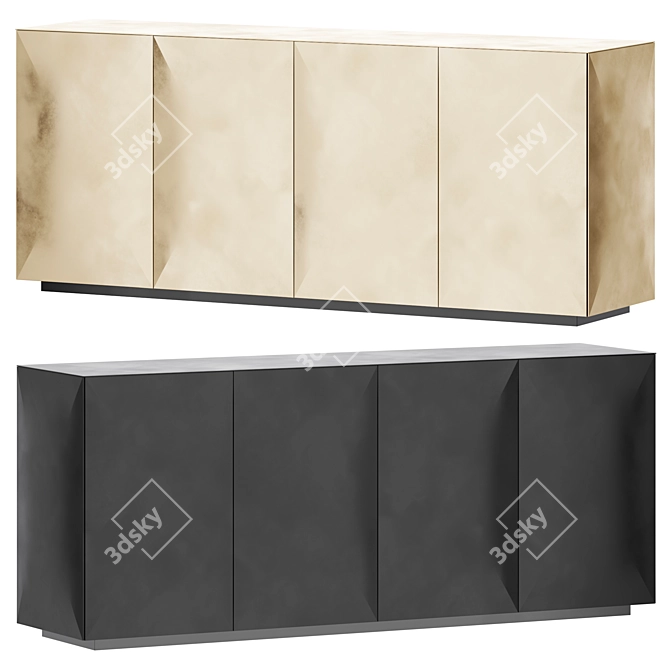 De Castelli Sculpt Living Room Cabinet 3D model image 1