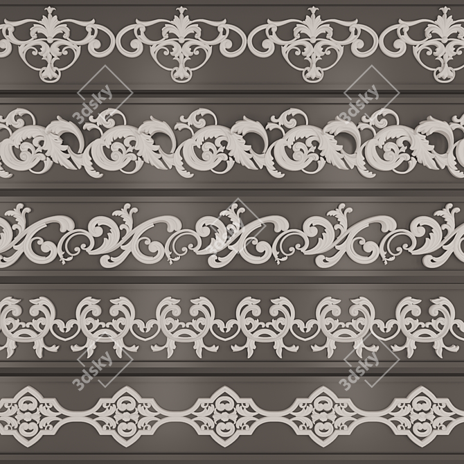 3D Software Ornament Collection 3D model image 2