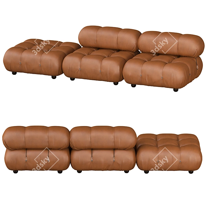 Modern Modular B&B Italia Sofa 3D model image 2