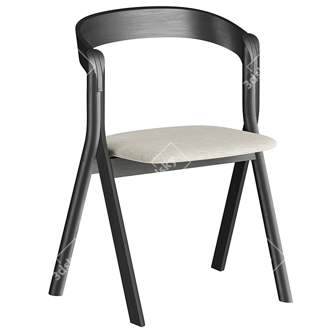 Stylish Miniforms Diverge Chair 3D model image 3