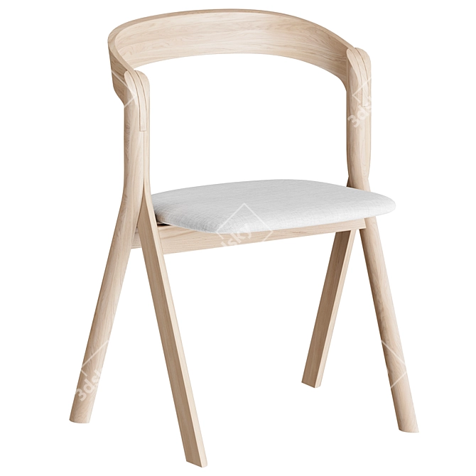 Stylish Miniforms Diverge Chair 3D model image 5
