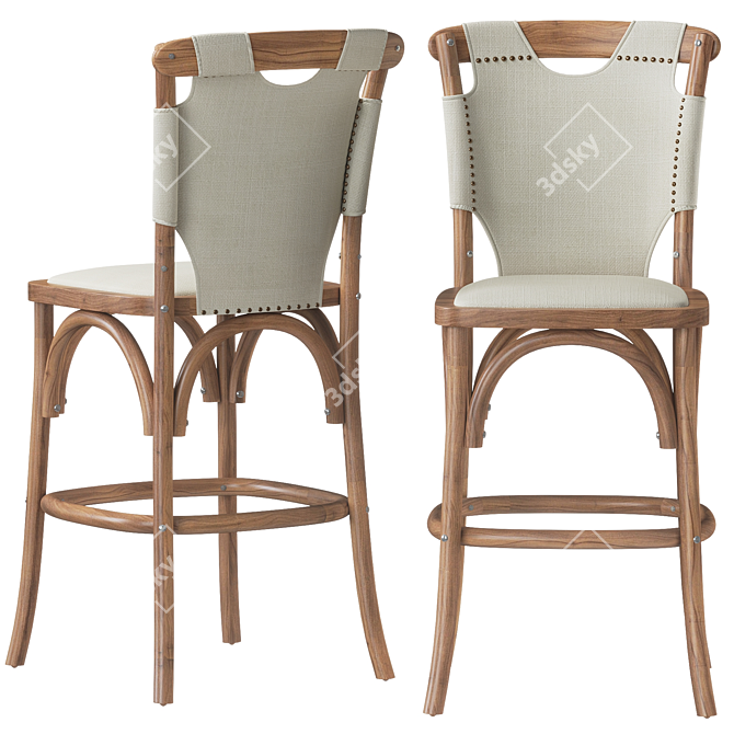 Rustic Beige Performance Chair 2014 3D model image 1