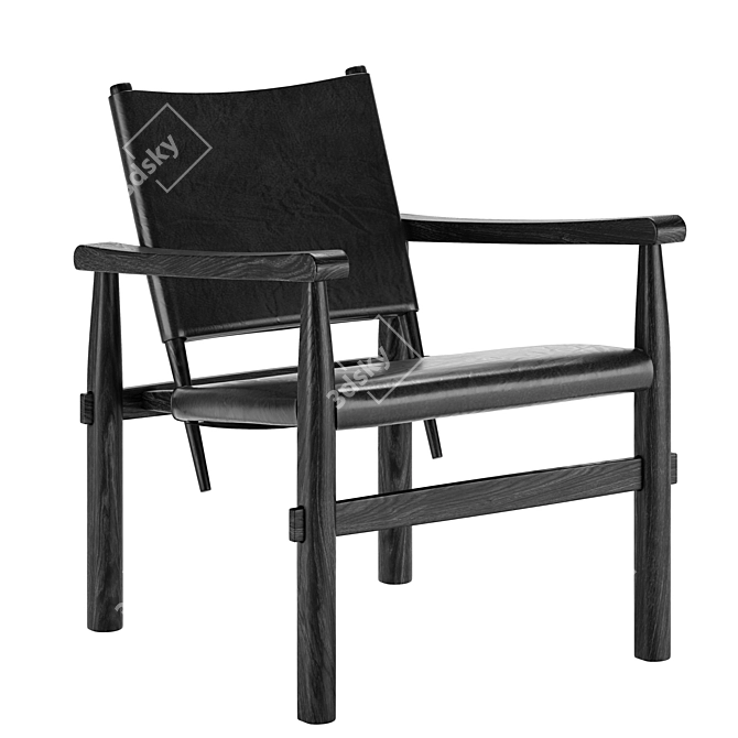 Cassina Doron Hotel Chair: Stylish & Modern 3D model image 3