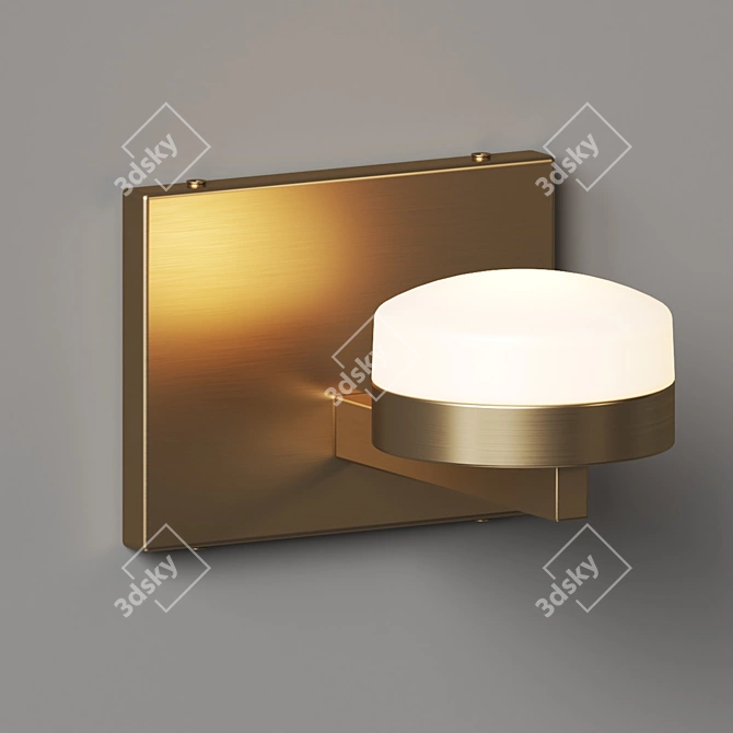 Modern LED Wall Sconce Fixture 3D model image 1