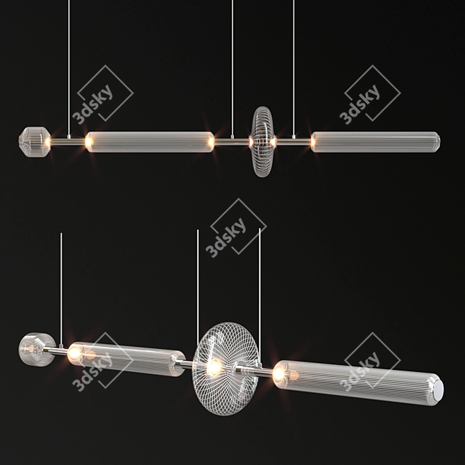 Ethereal Illuminated Cipher Beauty 3D model image 2
