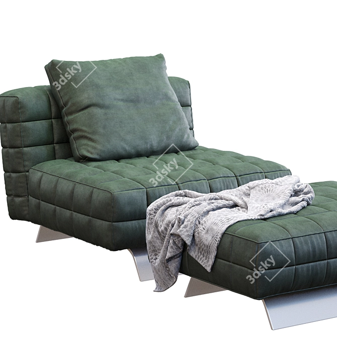 Modern Twiggy By Minotti Design 3D model image 1