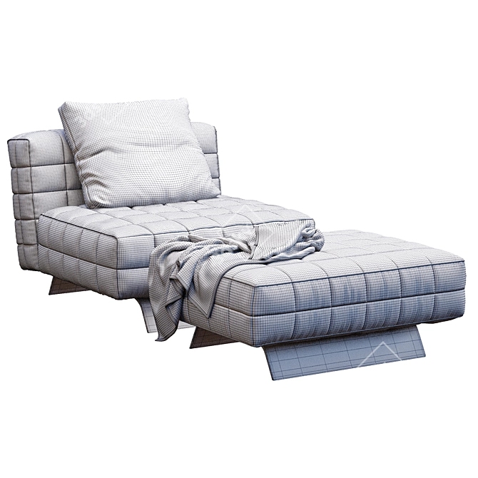 Modern Twiggy By Minotti Design 3D model image 2