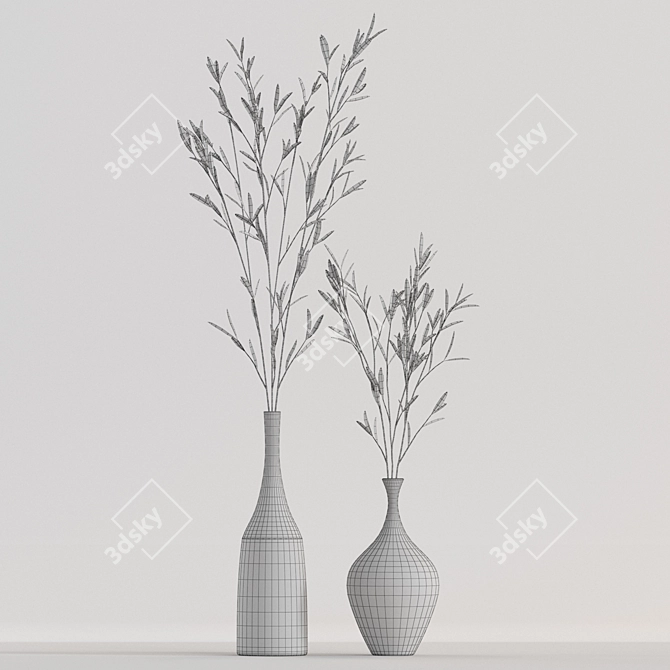 Floral Beauty 22 - Handcrafted Bouquet 3D model image 1