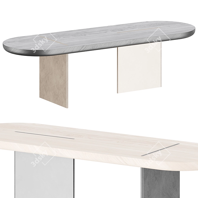 BAGUETTE Coffee Table | Haute Couture 3D model image 1