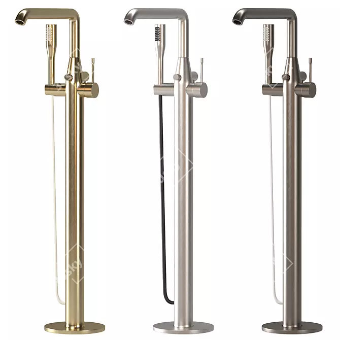 Modern GROHE ESSENCE Faucet Set 3D model image 2