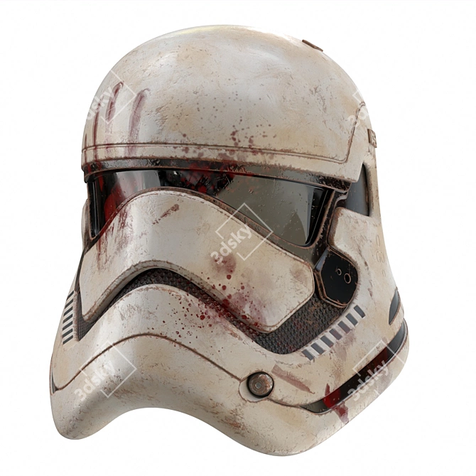 Star Wars Stormtrooper Helmet Replica 3D model image 3