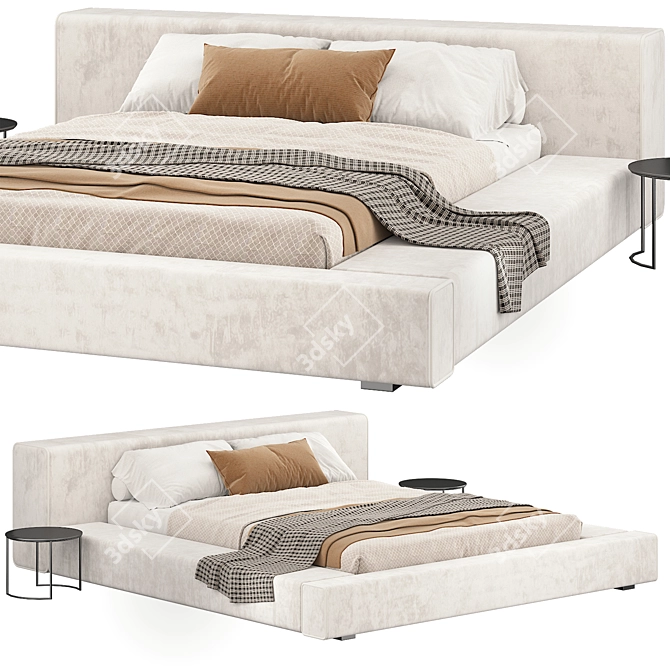 Transformable Divani Wall Bed 3D model image 4