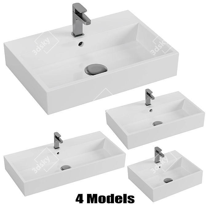 Ideal Standard Strada Washbasin Set 3D model image 1