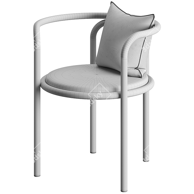  Retro Playful Locus Solus Chair 3D model image 5