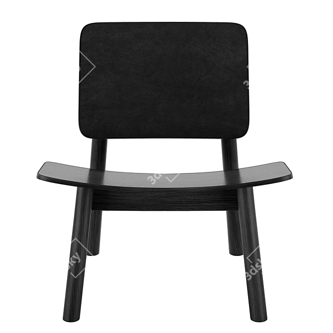 Modern Hiroi Armchair by Cappellini 3D model image 3