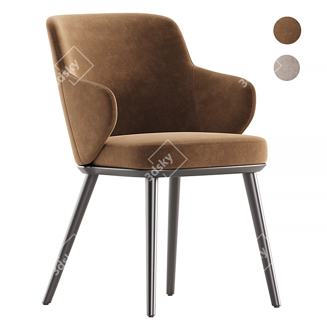 Modern Foyer Chair by Calligaris 3D model image 1