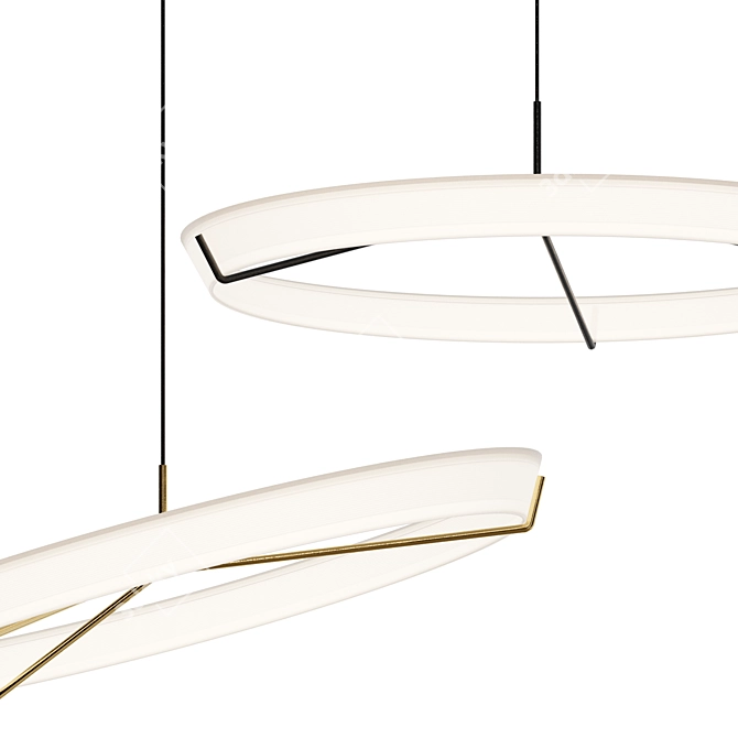 Vibia Halo Jewel Circular Light 3D model image 2