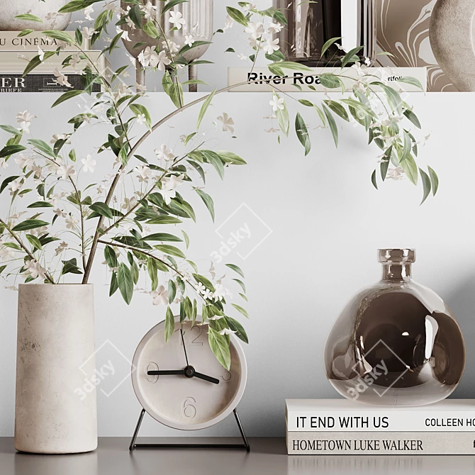 Contemporary Decor Set 36 3D model image 6