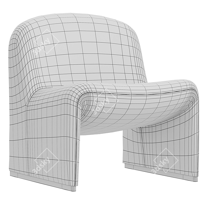 Elegant Castelli Alky Chair Design 3D model image 4