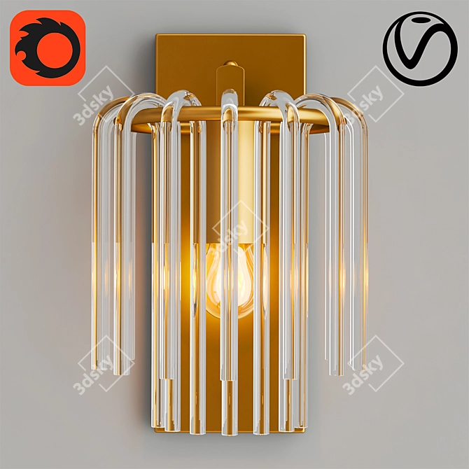 Modern Design MEISE WALL Lamp 3D model image 1