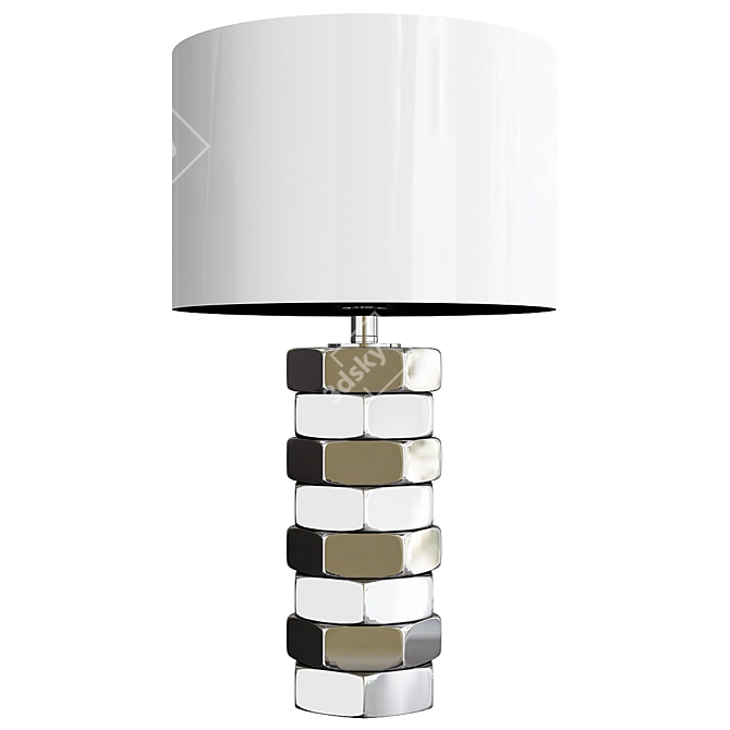 Sleek Screw Table Lamp 3D model image 1