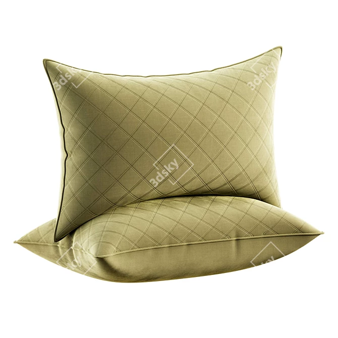 Dreamy Sleep Decor Pillows 3D model image 3