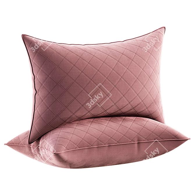 Dreamy Sleep Decor Pillows 3D model image 5