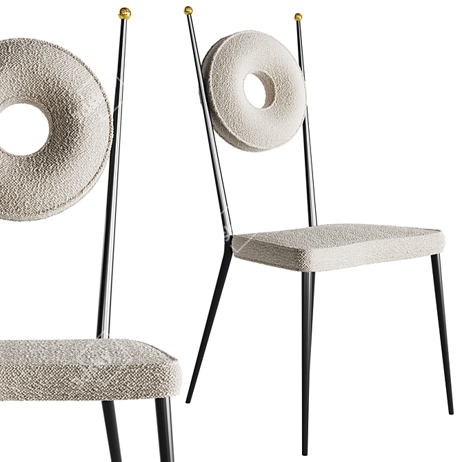 Modern Dining Chair Rondo 2015 3D model image 1
