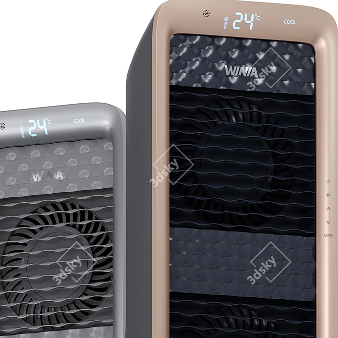 Winia Wave Stand Air Conditioner 3D model image 6