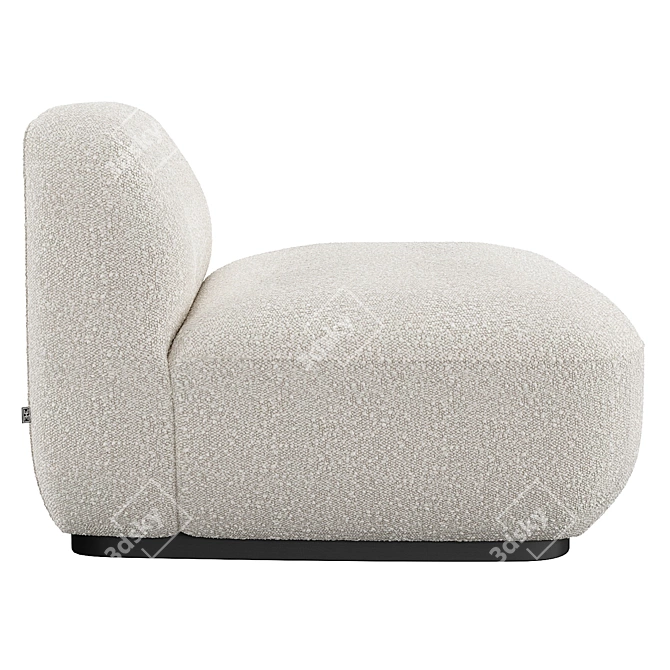 Eichholtz Björn Chair in Bouclé 3D model image 3