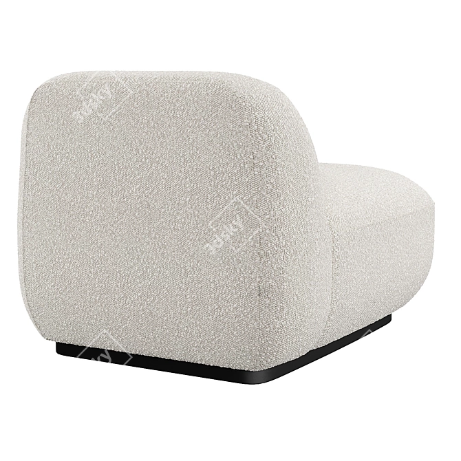 Eichholtz Björn Chair in Bouclé 3D model image 4