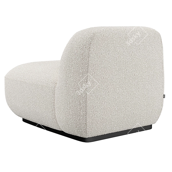 Eichholtz Björn Chair in Bouclé 3D model image 5