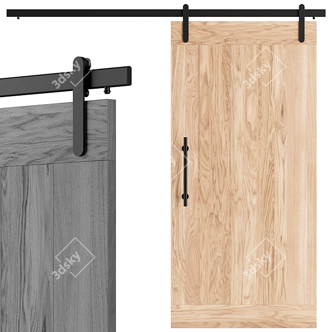 Sliding Doors Oden 3D model image 5