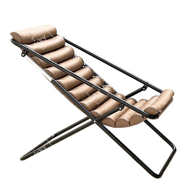 Contemporary Channeled Sing Chair - 2013 3D model image 3