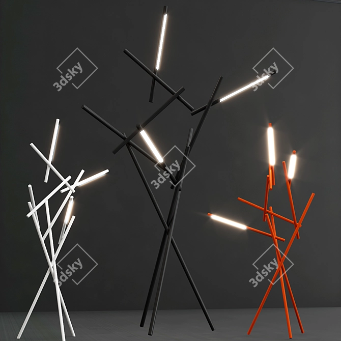 Foscarini Tuareq Torsher Lighting Fixture 3D model image 2