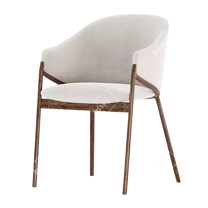 Modern Angel Cerda Chair 3D Model 3D model image 1